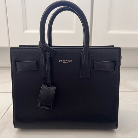 ❌SOLD❌ YSL NANO SAC DU JUOR. GOLD HARDWARE. SMOOTH LEATHER - Picture 3 of 14